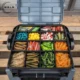 Caja de Pesca Multifuncional Portátil con Asiento, Asiento y Almacenamiento - imagen 5