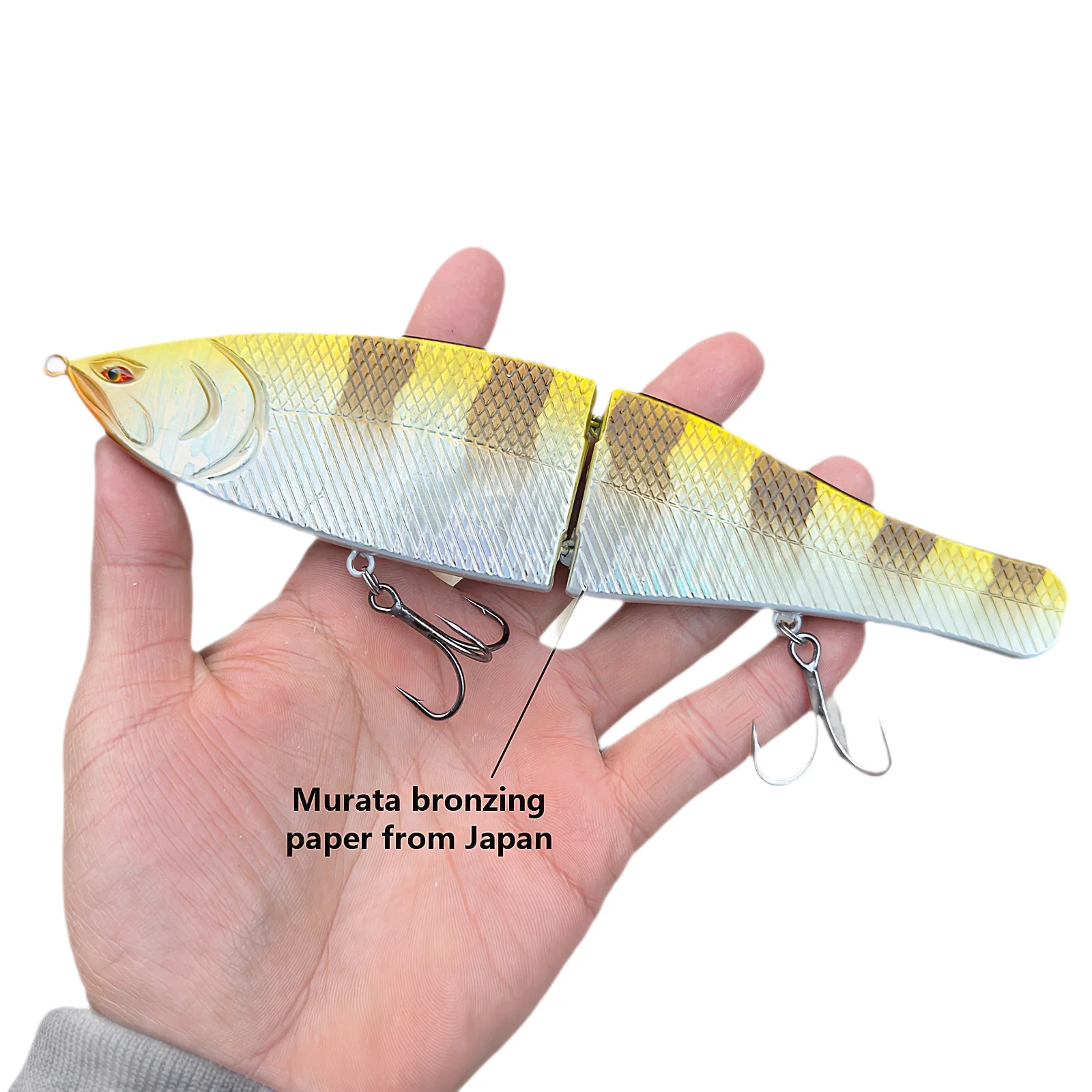 Señuelo Swimbait dos piezas resistente para lanzamientos a distancia - imagen 5