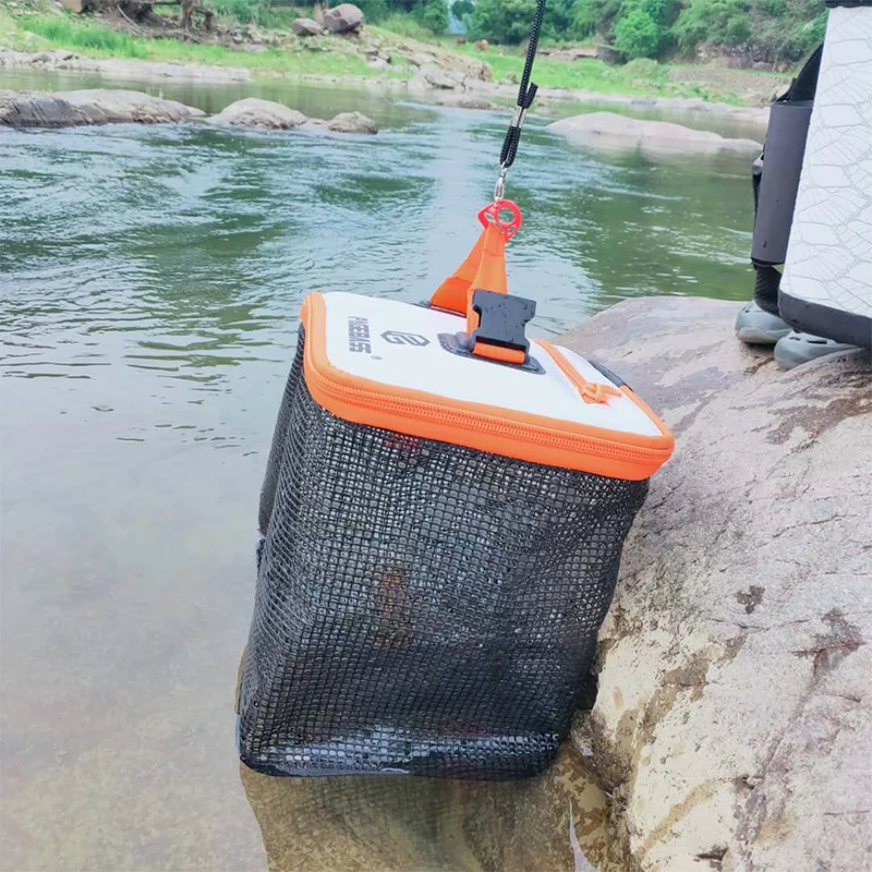 Floa Cubo EVA plegable para peces vivos con red y contenedor - imagen 3