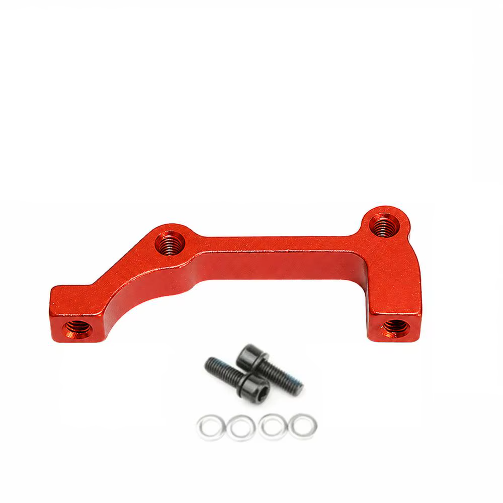 Adaptador Caliper Freno Disco IS F203/R180 - Rojo CNC - imagen 5