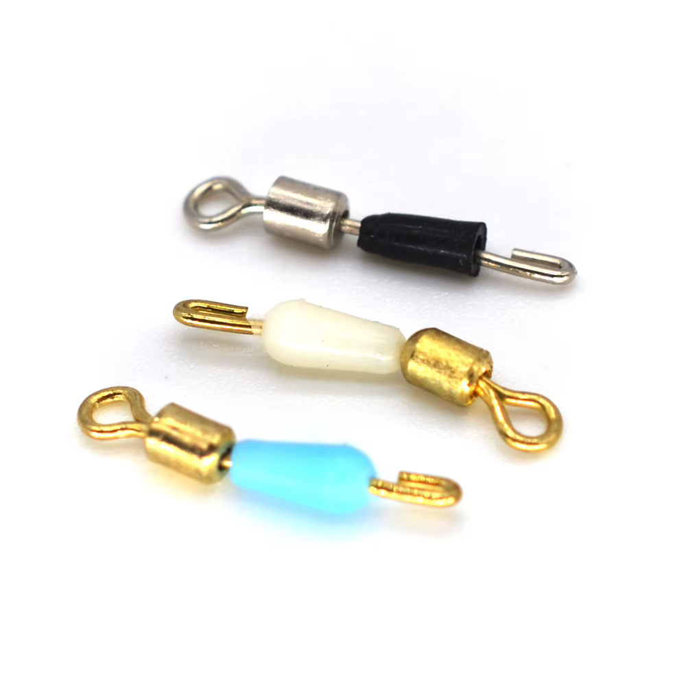 MNFT Broches giratorios para carpa conectores método feeder sedal