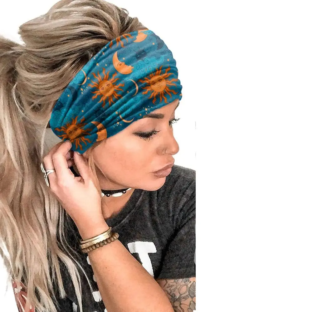 Pañuelo/turbante para el cabello con diseño decorativo