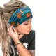 Bandas elásticas anchas Boho floral con turbante vintage para el cabello