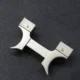 Cabeza de tirachinas de aleación de zinc plateada ligera - imagen 5