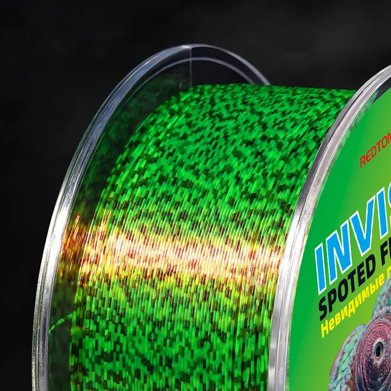 Línea de fluorocarbono invisible para carpa y mosca súper fuerte