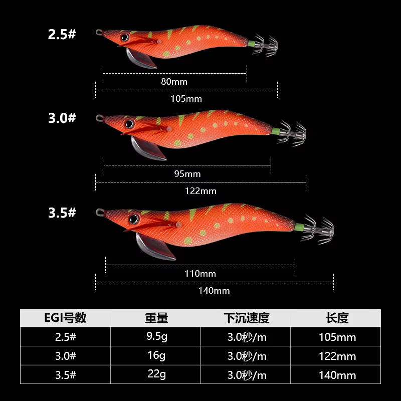 Pajarito para calamar con tubo reflectante para pesca en barco - imagen 2
