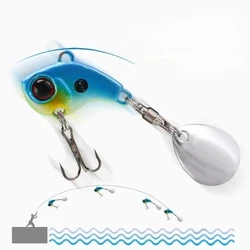VIB Señuelo de Metal Vibrador para Pesca – Cuchara Giratoria y Jig