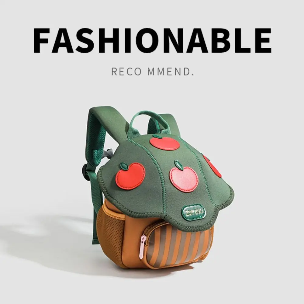 Mochila escolar infantil de PU con diseño de hongo - imagen 2