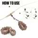 Plomos Method Feeder huecos antivuelco para carpa en línea - imagen 4