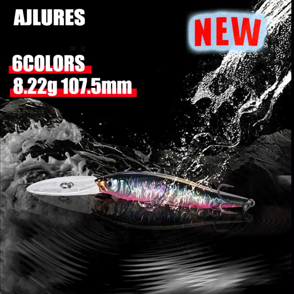 Jerkbait Minnow 107SP 8g – 107mm hundimiento 2,5-3,5m lubina - imagen 5
