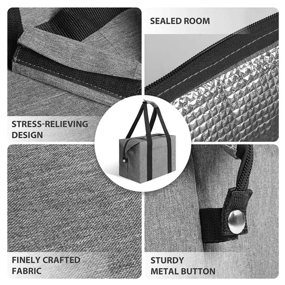 Bolsa nevera portátil plegable suave para picnic y excursiones - imagen 2