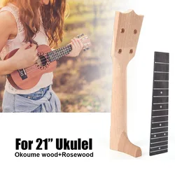 Mástil de ukelele Okoume y palisandro, diapasón para concierto