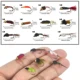 FREE FISHER Moscas de pesca secas y ninfa mixta midge para agua dulce - imagen 3