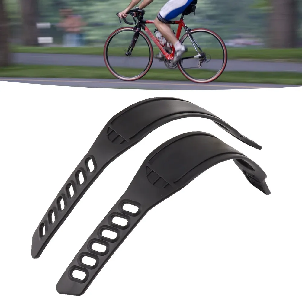 Correas ajustables para pedales de bici estática negras - imagen 5