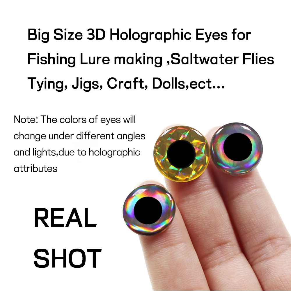 Ojos holográficos 3D para señuelos de agua salada - imagen 5