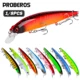 Señuelos Minnow Proberos para lubina y pez sol duros de plástico