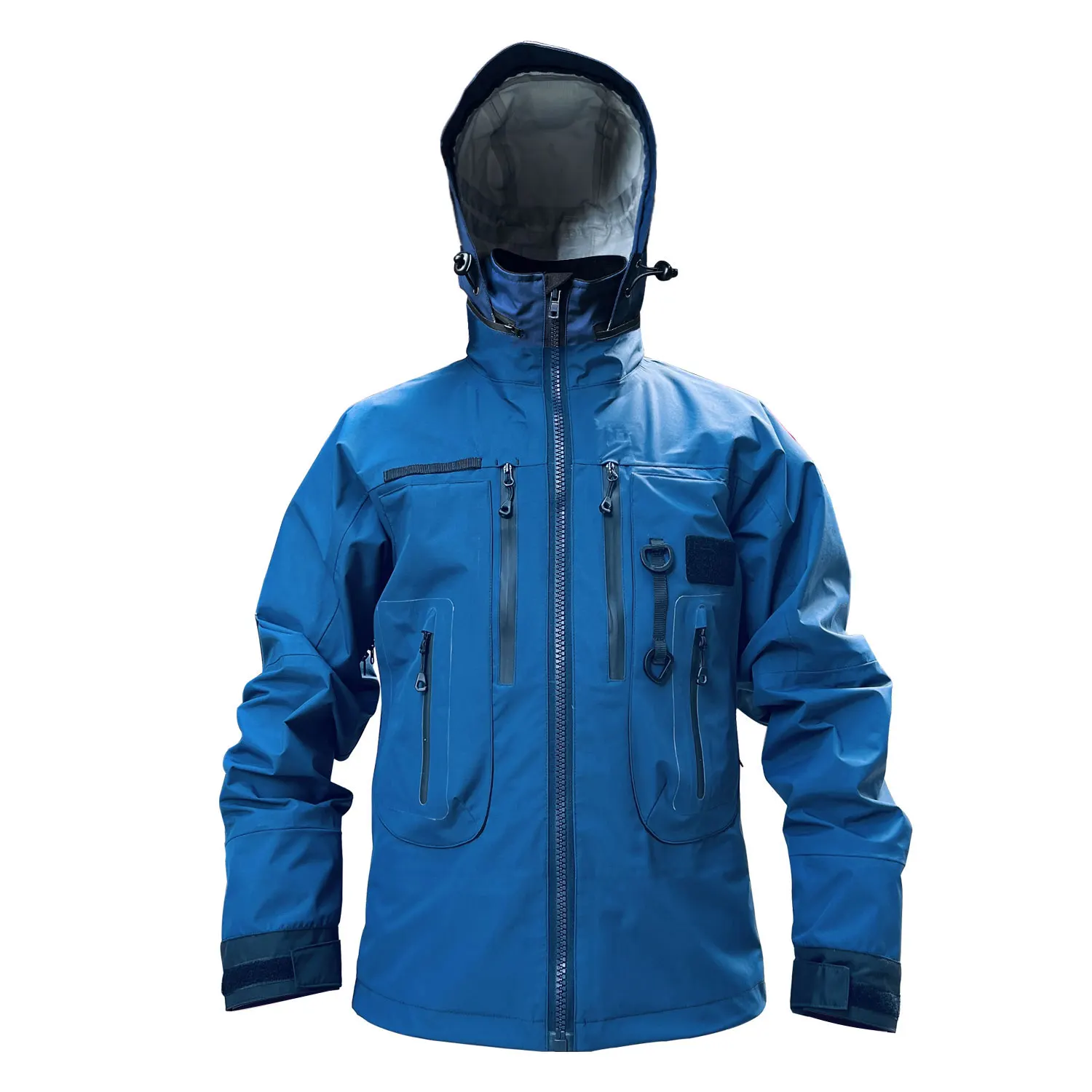 Chaqueta impermeable transpirable 3L para pesca con mosca resistente