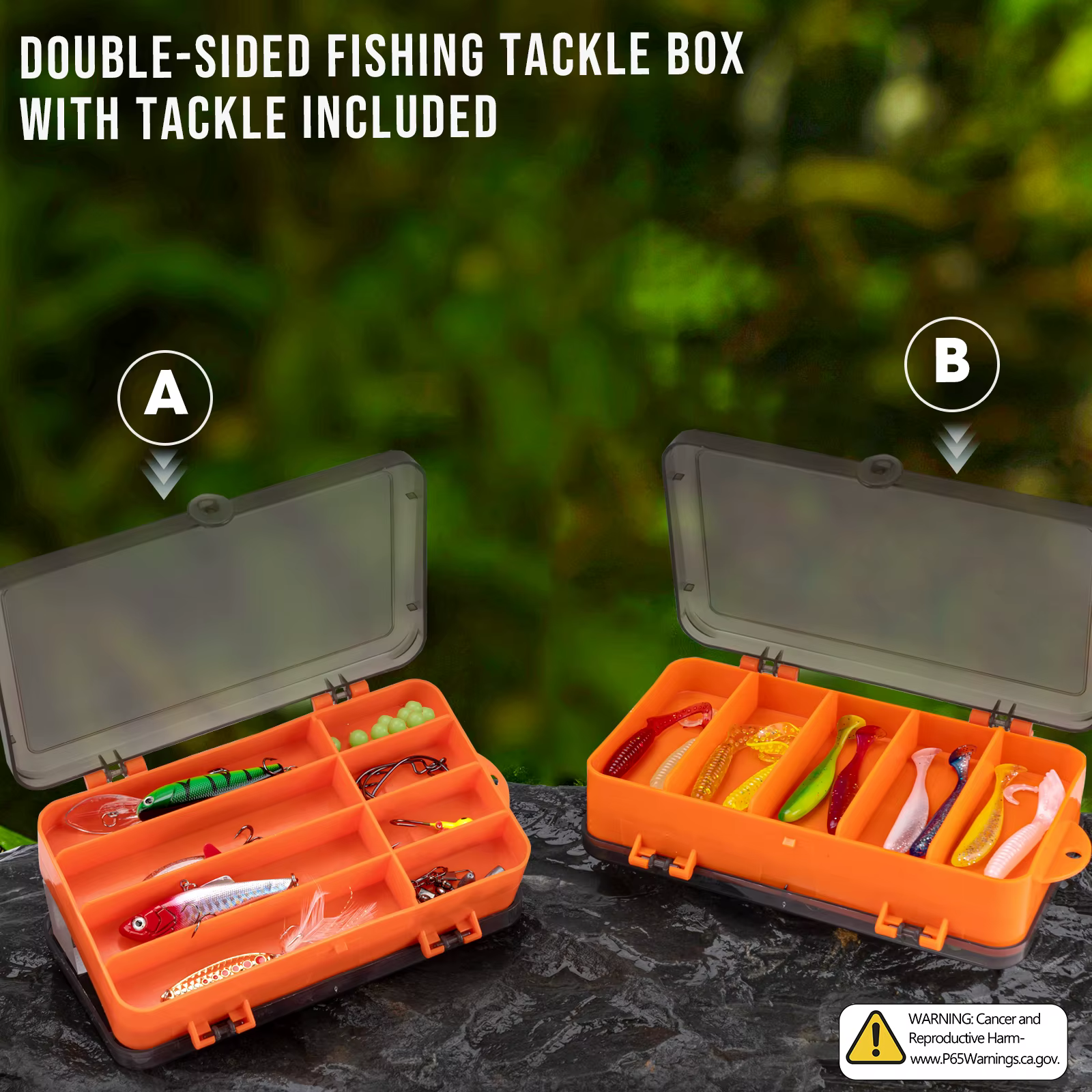THKFISH Kit caña pescar telescópica con carrete giratorio - imagen 2
