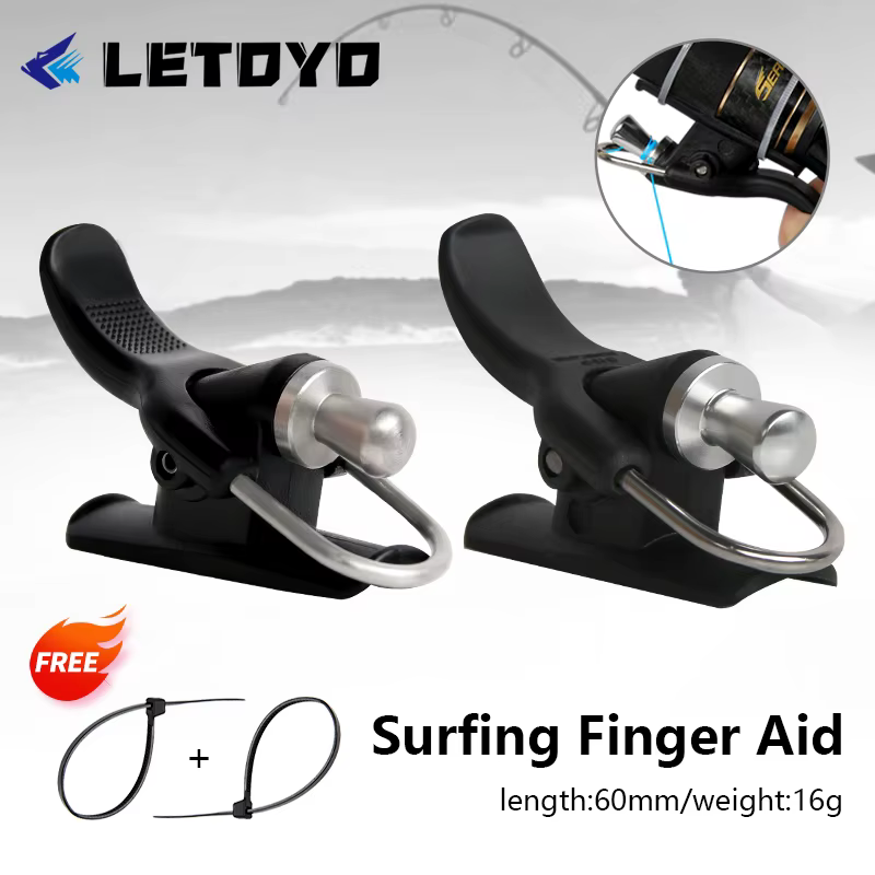 Gatillo de lanzado LETOYO antideslizante para carrete fijo