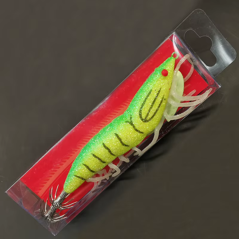 Señuelo híbrido 3D de gamba fluorescente – agua dulce y salada - imagen 5