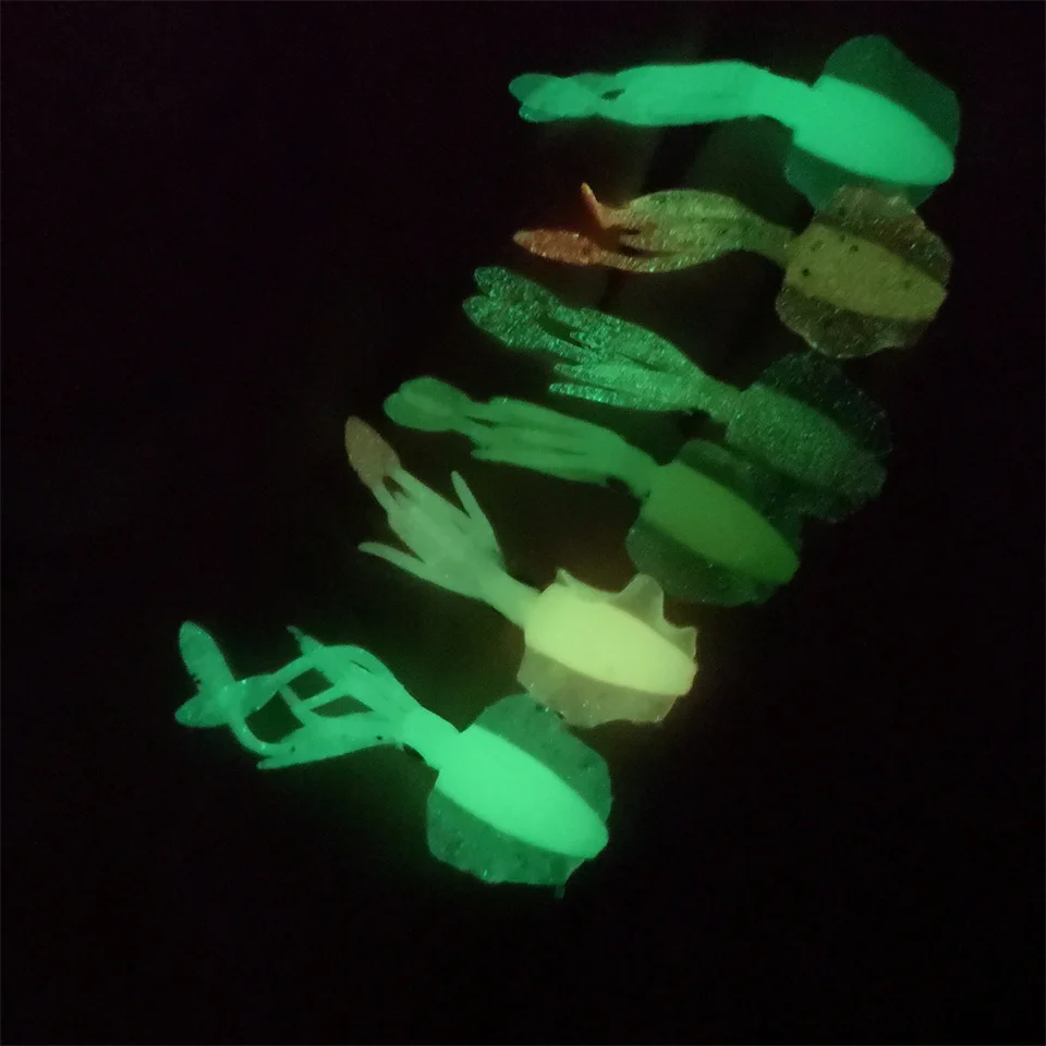 SWOLFY – Señuelo Calamar Suave con UV para Spinning en Agua Dulce - imagen 2