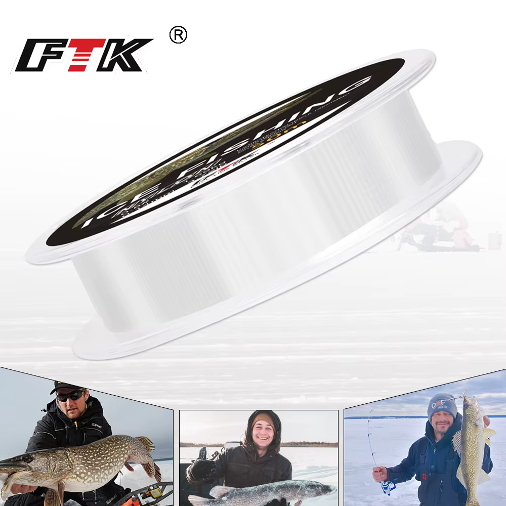 Línea de pesca en hielo FTK de nailon resistente para carpa - imagen 3