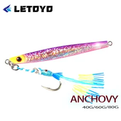 Señuelo jig LETOYO metálico para lubina – jigging en costa