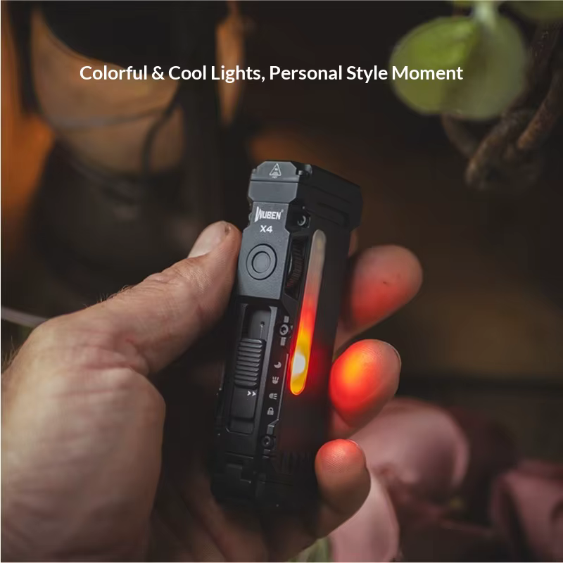 Linterna Wuben X4 para pesca – Luz RGB magnética portátil - imagen 4