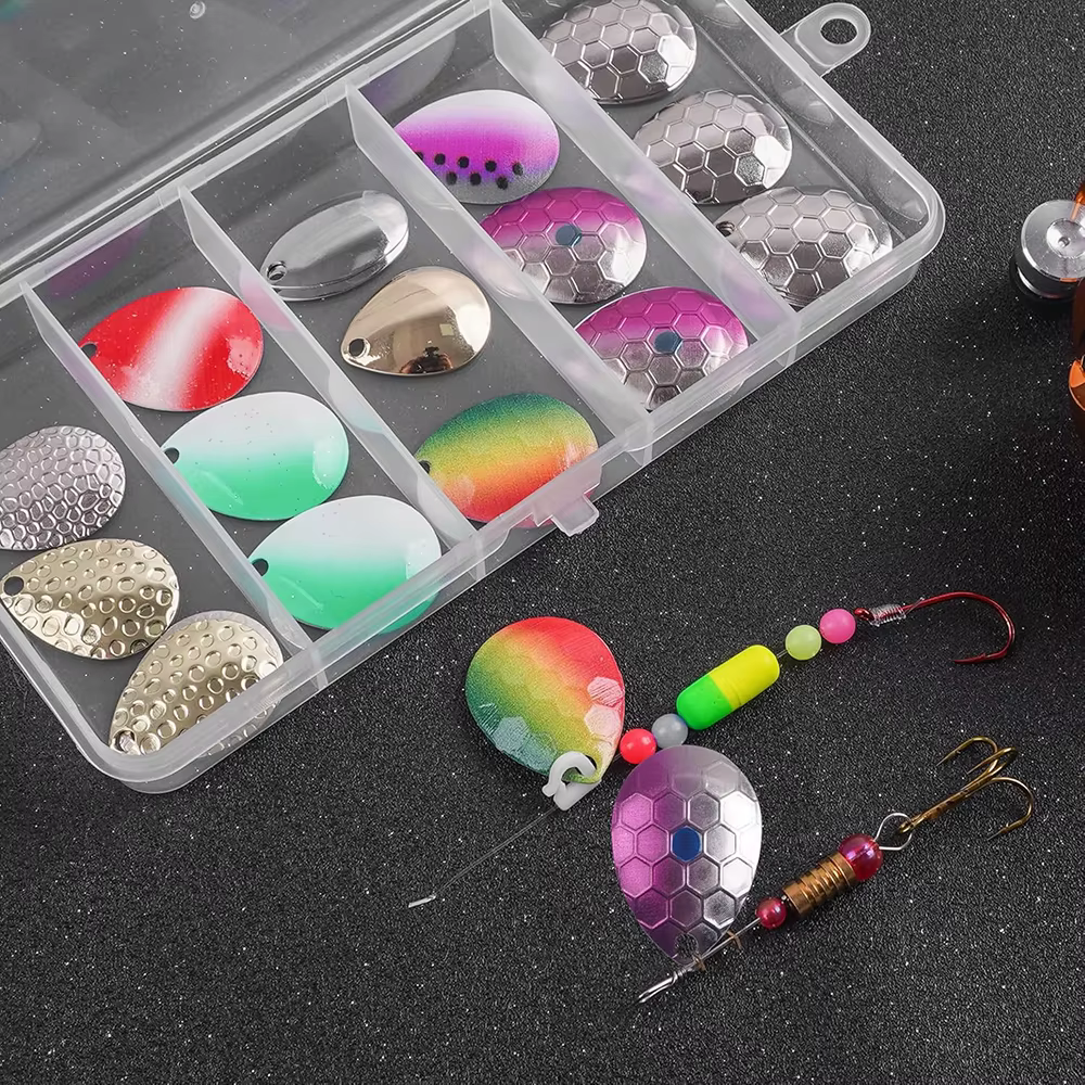 Cuchillas Colorado para Spinnerbait – Palas giratorias de pesca - imagen 5