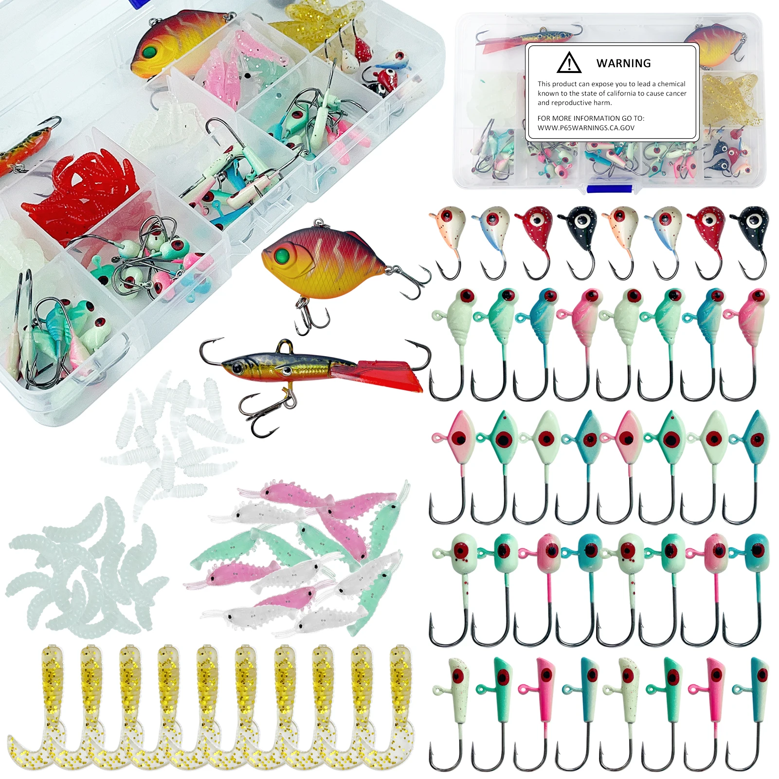 Jigs y señuelos para pesca en hielo