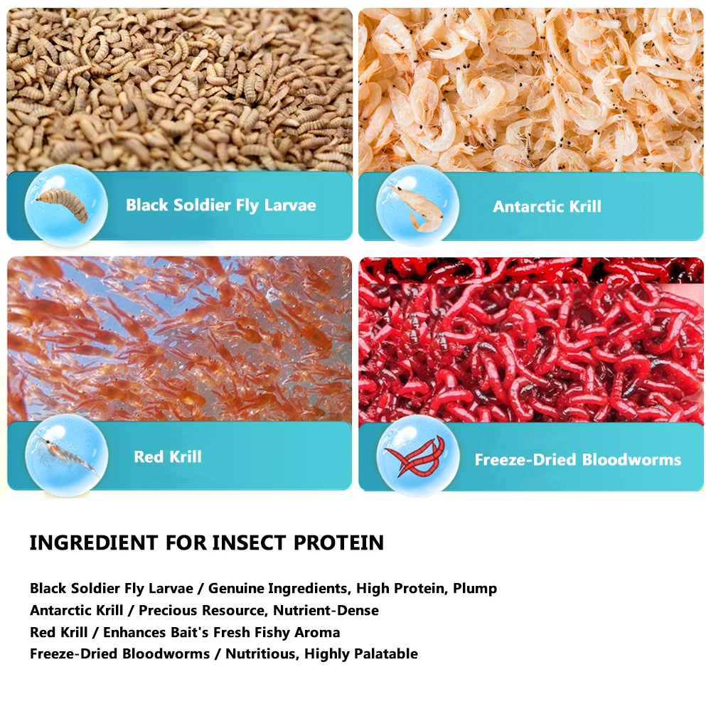 Cebo alto en proteínas para carpa cruciana King Eat Fish - imagen 5