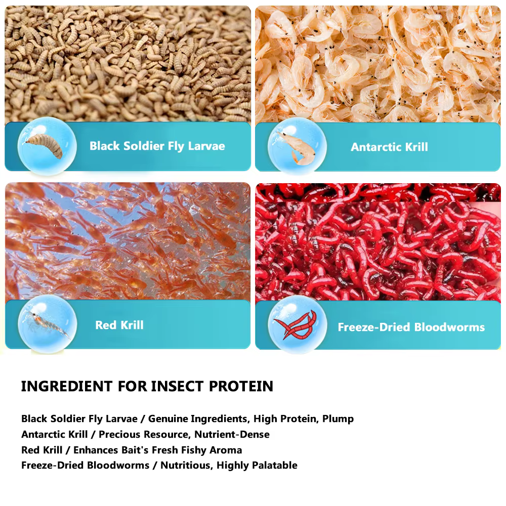 Cebo alto en proteínas para carpa cruciana King Eat Fish - imagen 5