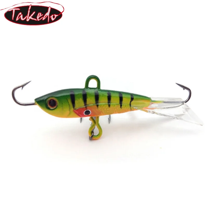 Señuelo pesca en hielo jig TAKEDO SP23 con plomo y contrapeso - imagen 5