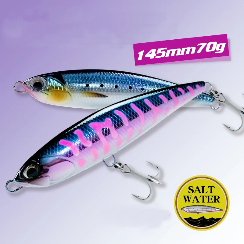 JEKEKU stickbait tipo lápiz hunde para lucio y lubina trucha - imagen 2