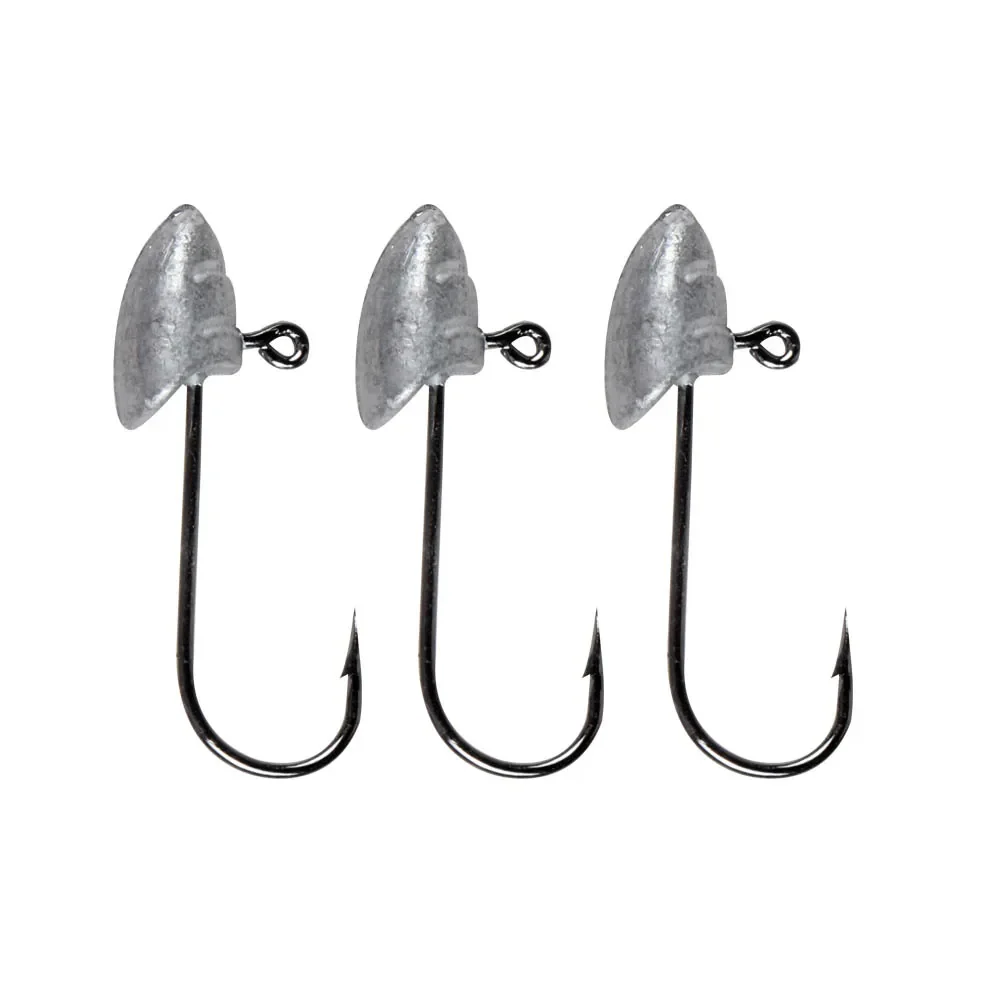 MrLurion Jig Head para vinilo con anzuelo pequeño y púas - imagen 2