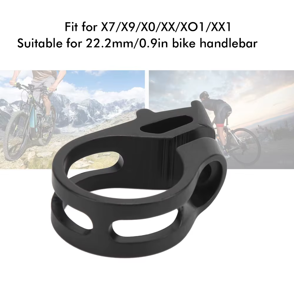 Abrazadera Palanca Cambio Bicicleta 22.2mm – Aleación de Aluminio con Tornillos - imagen 3