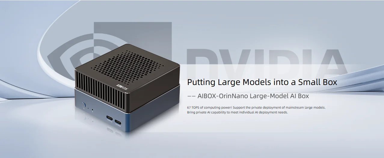 AIBOX-Orin Nano PC 67 TOPS en uso