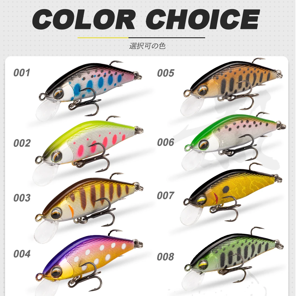 D1 Minnow Señuelo Hundidor Trucha Percas – Pesca Deportiva - imagen 4