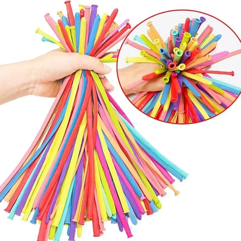 Anzuelos Artesanales Globos Largos Caramelo para Pesca - imagen 3