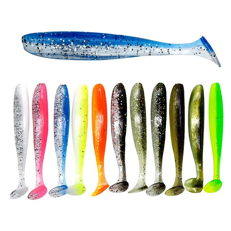 Wobbler Minnow de silicona ORJD para pesca de carpa con cola tenedor