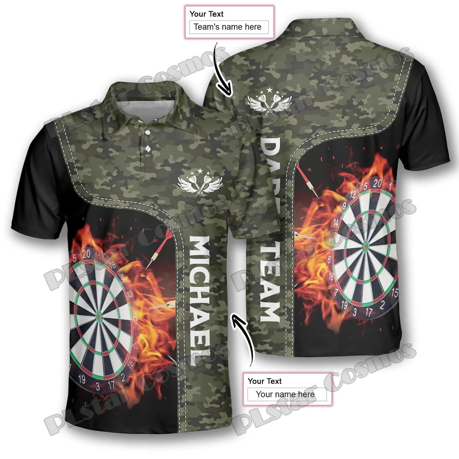 Polo de pesca PLP37 – Camiseta manga corta técnica para pescador