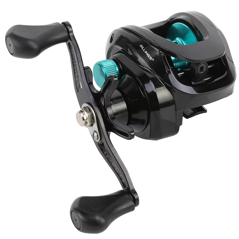Carrete lubina baitcasting verde - arrastre 8KG mano izq/der - imagen 5