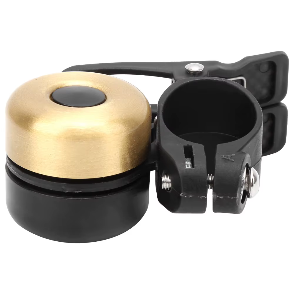 Campana Bicicleta Portátil Aleación Cobre Doble Sonido – Manillar 21-23mm - imagen 4