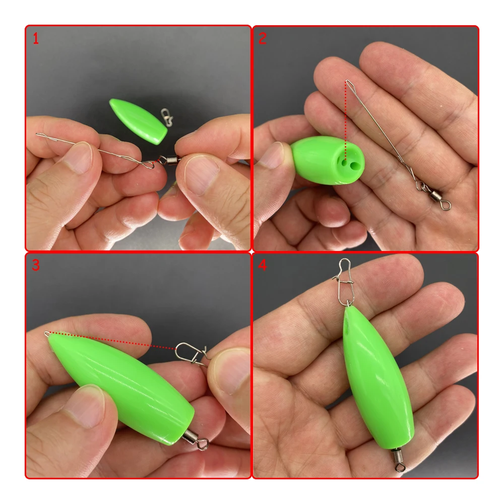 Pin giratorio rápido de acero inoxidable para señuelos reemplazable - imagen 5