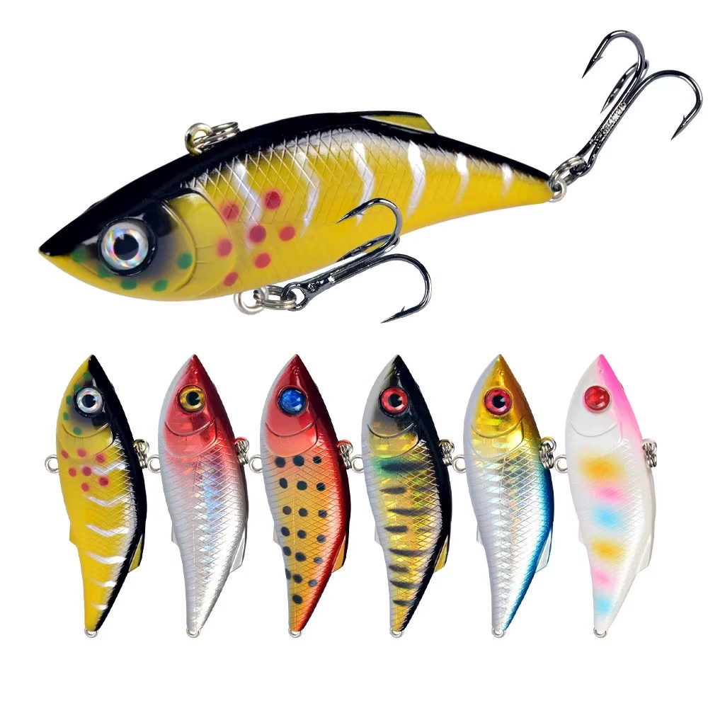 Señuelo VIB sonoro de hundimiento lento para pesca en hielo - imagen 3