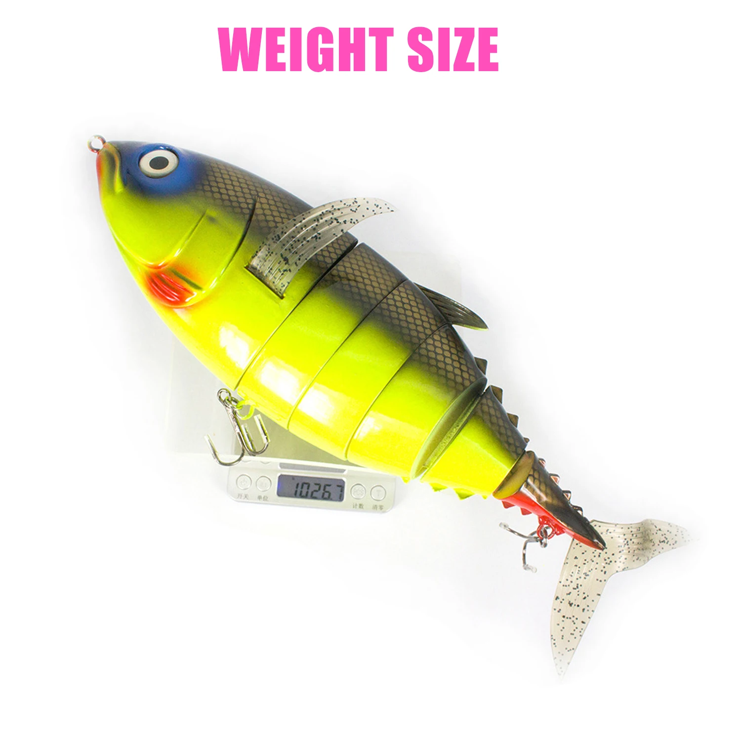 Peche En Mer Swimbait 40 cm 1050 g – Cebo duro para lubina y atún - imagen 2
