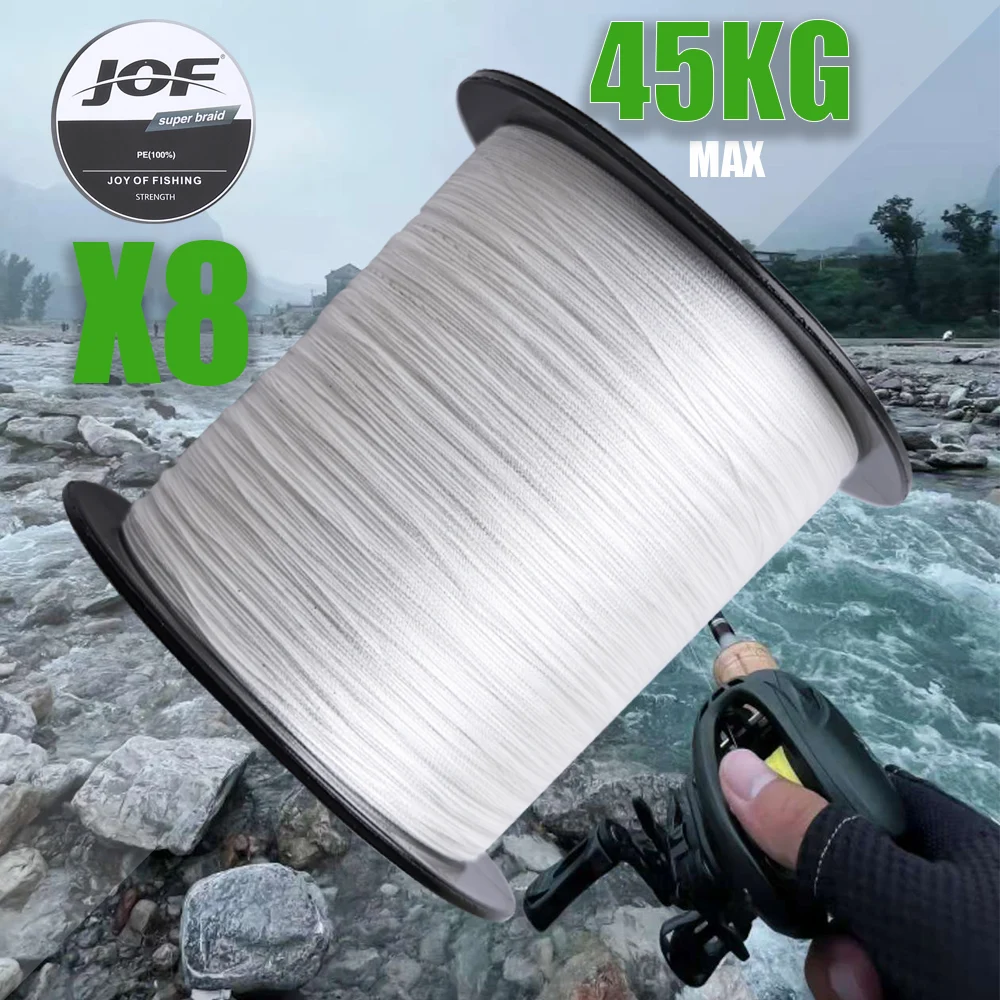 Línea trenzada PE JOF Multifilamento duradera para carpa - imagen 5