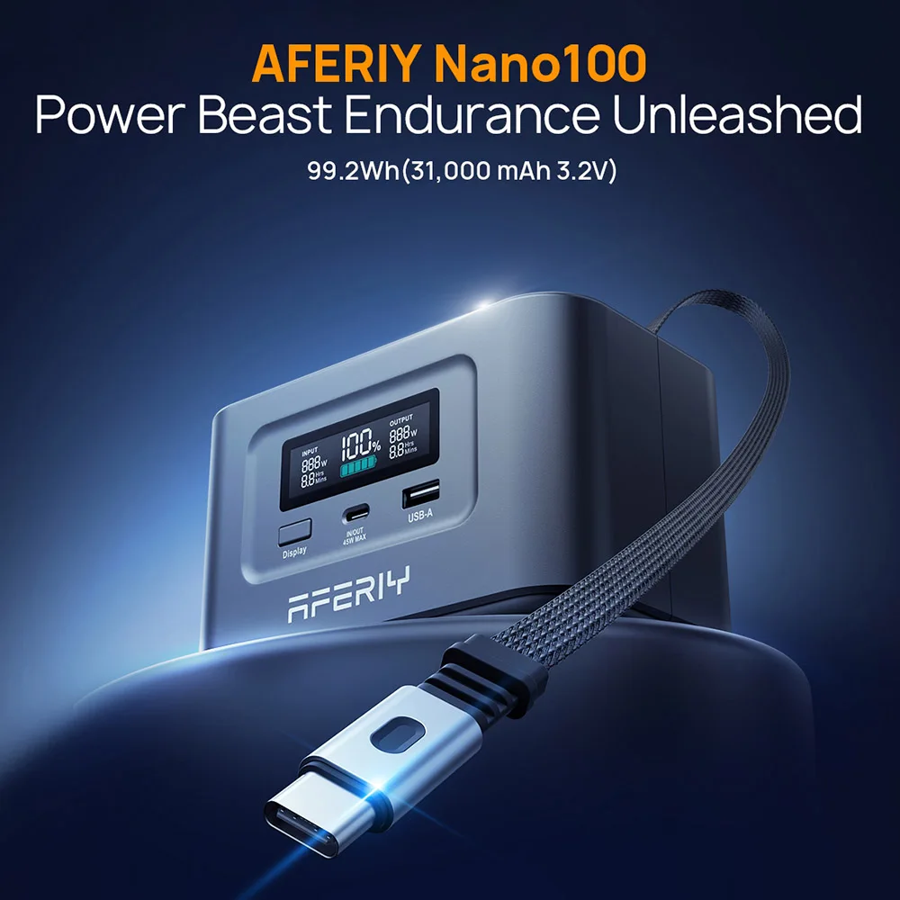 AFERIY Nano100 estación de energía portátil LiFePO4 para viajes - imagen 4