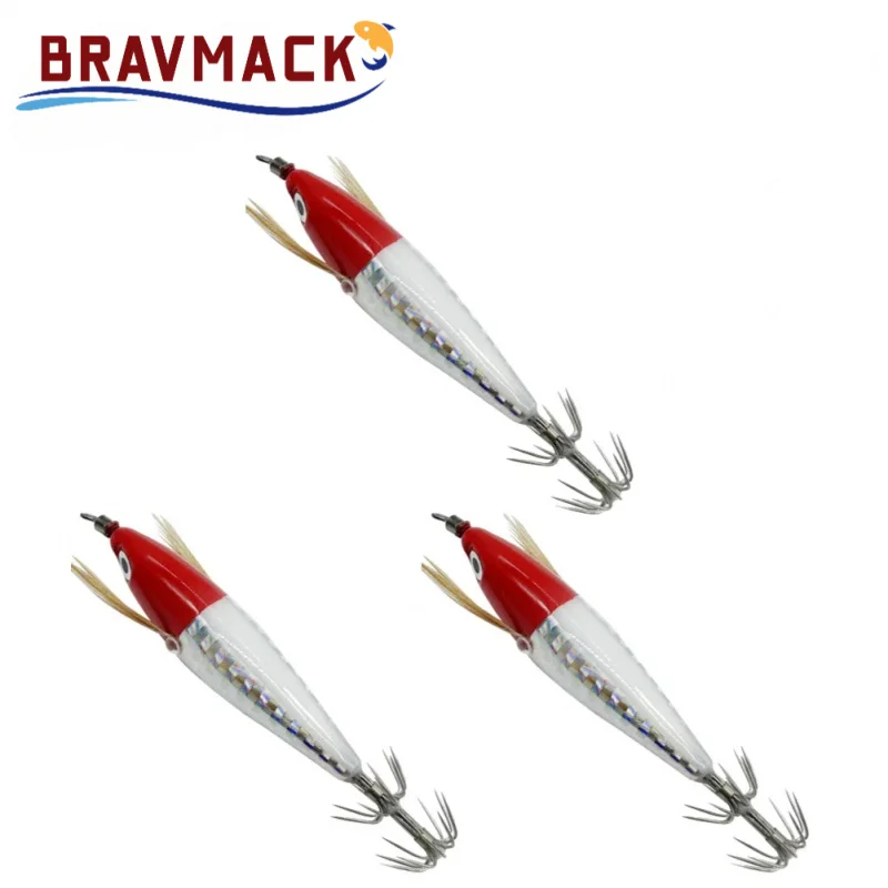 Egi luminoso BRAVMACK – Flotante horizontal con láser para eging - imagen 3