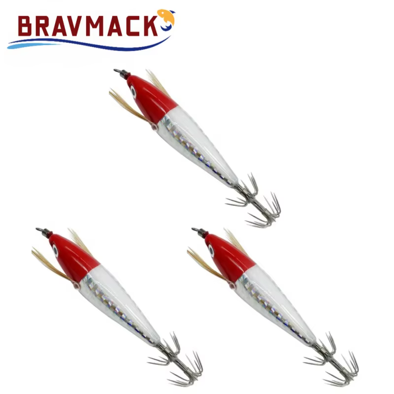 Egi luminoso BRAVMACK – Flotante horizontal con láser para eging - imagen 3